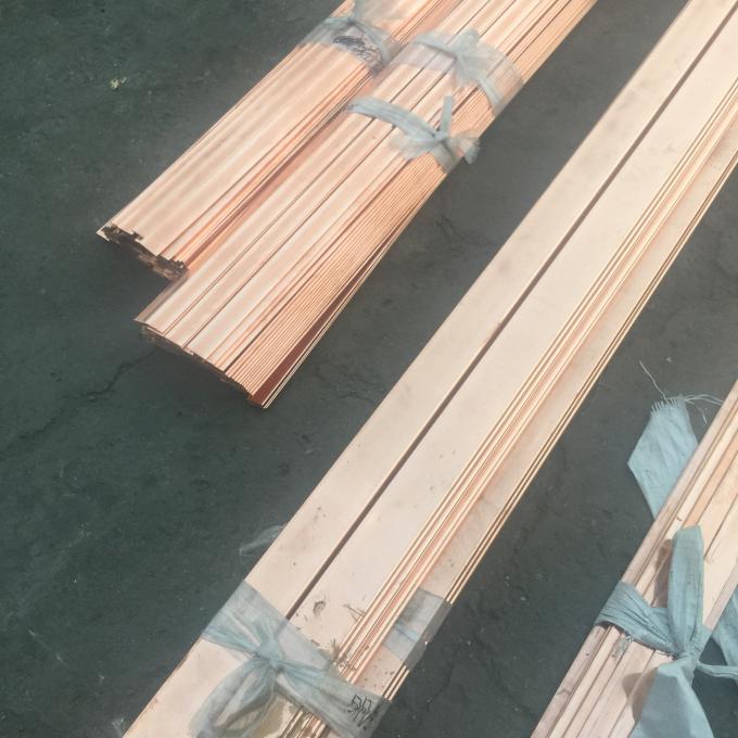 C10200 C11000 แท่งทองแดงบริสุทธิ์แท่งทองแดงทองเหลืองกลมแบน 4