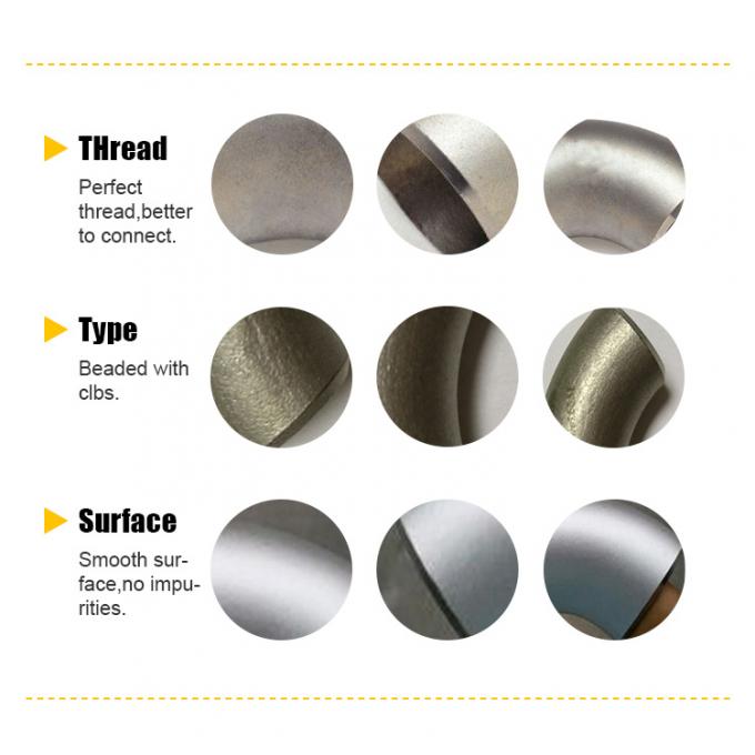 C71500 อุปกรณ์ประกอบท่อ ระยะยาว ไม่มีรอย 90 องศา 1