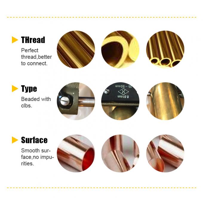METAL ASTM B111 6" SCH40 CUNI 90/10 C70600 C71500 ท่อทองแดง นิเคิล ท่อเหล็กไร้รอย 1