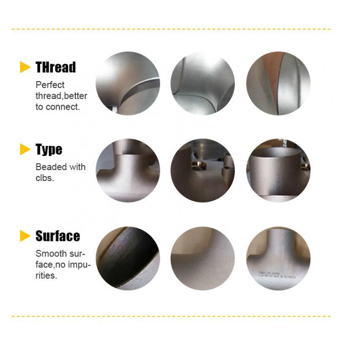 กลมเหล็ก 90 องศา Astm C30600 ASME/ANSI B 16.5 กลมเหล็ก 1