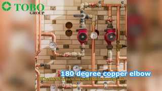 โลหะผสมทองแดงโค้งกลับ 180° – การกลับตัวของการไหลที่มีประสิทธิภาพสูง