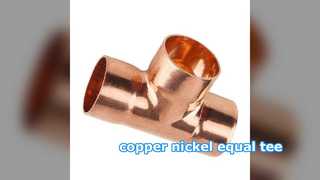 Copper-Nickel Equal Tees – การเชื่อมต่อแยกที่เชื่อถือได้สำหรับการวางท่อทางทะเล
