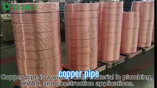 ท่อทองแดง – การนำความร้อนที่เหนือกว่าและความต้านทานการกัดกร่อนที่ยาวนาน