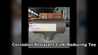 70 30 CuNi ลดข้อต่อท่อทนต่อการกัดกร่อนของที