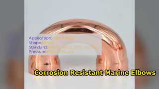 ASTM B466 C70600 ข้อศอกนิกเกิลทองแดงสำหรับท่อทางทะเล