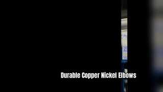 ข้อศอกนิกเกิลทองแดงทนทาน 3000 # ปลอมแปลง