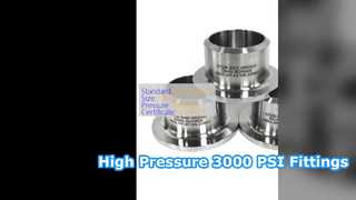 ข้อต่อปลายเหล็กคาร์บอน 3000 PSI แรงดันสูง