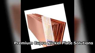 คุณภาพสูง C70600 C71500 Cupro โซลูชั่นแผ่นนิกเกิล