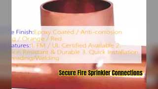 ข้อต่อลดร่องลดร่อง UL FM Certified Fire Sprinkler Fitting
