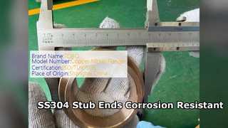 SS304 Stub End Fittings ท่อทนการกัดกร่อนที่ทนทาน