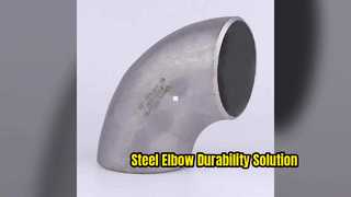 ข้องอ 90 องศา LR เหล็กคาร์บอนไร้ตะเข็บ