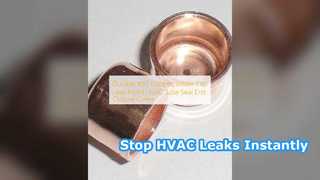 ฝาปิดบัดกรีทองแดง K65 ที่ทนทานป้องกันการรั่วซีล HVAC