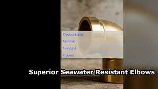 ASTM B466 C70600 90 10 CuNi Elbow สำหรับระบบน้ำทะเล