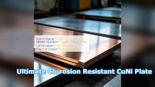 Cupro Nickel 70 30 Plate C71500 น้ำยาทนต่อการกัดกร่อน