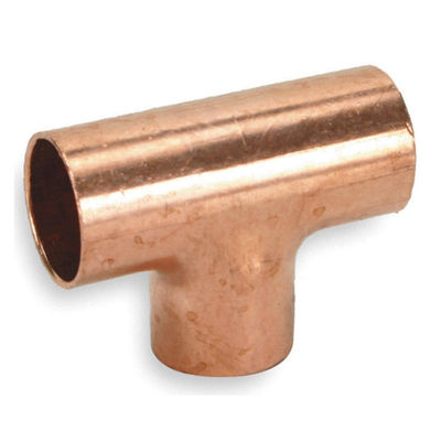 CuNi 70/30 Copper Nickel Equal Tee ASME B16.9 1/2"-24" for Marine Shipbuilding