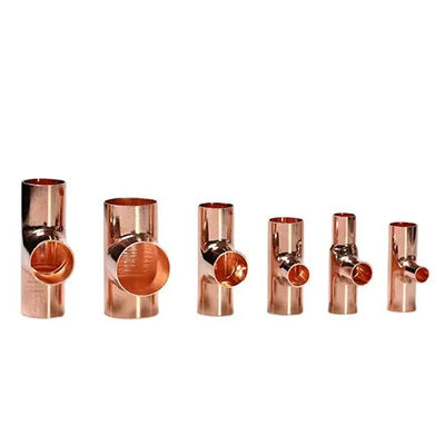 Copper Nickel Reducing Tee Fitting with 3000 Psi Pressure Rating and 400°F Temperature Resistance for Marine and Chemical Applications