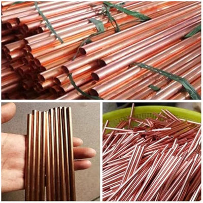 Seamless C70600 Copper Nickel Pipe High Corrosion Resistance Good Heat Treatable Tube