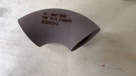 Durable Copper Nickel Elbow suitable for high pressure environments in oil gas chemical processing and marine industries