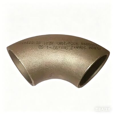 Seawater Resistant CuNi C70600 90° Elbow Custom SCH 80 Butt Weld Fitting for High Pressure Applications