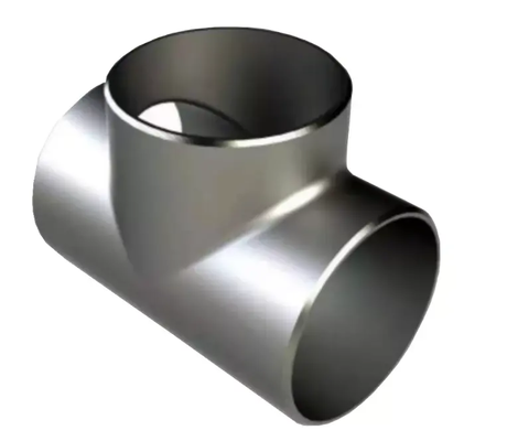 ASTM B466 Marine Grade Seawater Corrosion Proof Copper Nickel Equal Tee CuNi 90/10 C70600 Pipe Fitting