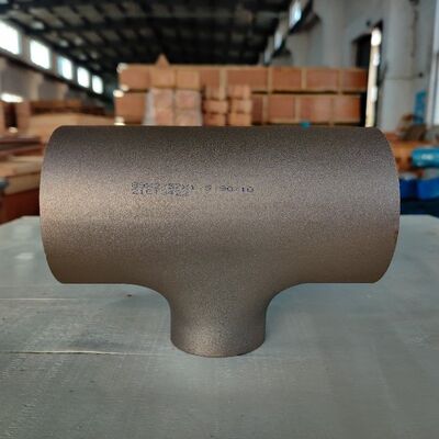 CuNi 70/30 Copper Nickel Reducing Tee Corrosion-Resistant Socket Weld Forged Fitting Offshore Class150
