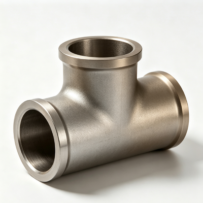 DN20 Threaded Copper Nickel Equal Tee Anti-Corrosion Cupro Nickel Equal Tee for Industrial Water Pipe