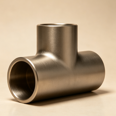 CuNi 70/30 Copper Nickel Tee Corrosion Resistant Marine Grade Pipe Fitting ASME B16.5 Class150