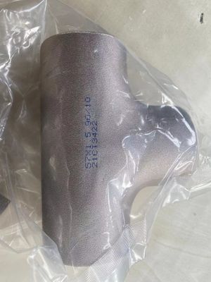 UNS C71500 SMLS DN 200x100 เป้าหมายที CuNi 9010 3 x 2.5 มม. อุปกรณ์เชื่อมก้น