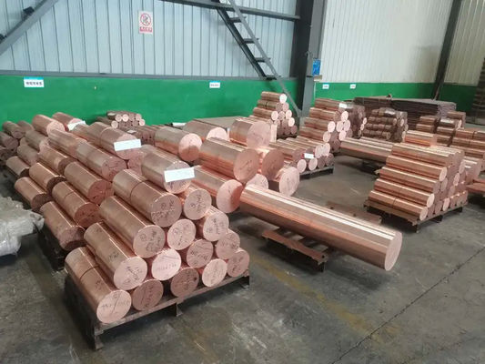 ASTM ASME SB111 Copper Nickel Bar Density 8.9g/cm3 Elongation 30% Min CuNi Rod