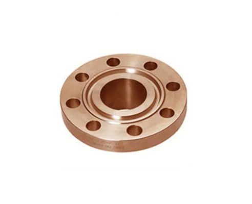 ASME B16.5 Copper Nickel Slip On Flange C70600 Yellow Anti-Corrosion Coating for Marine Piping