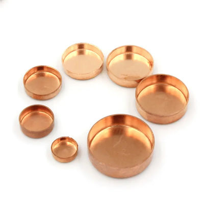 Copper Forged Threaded End Cap 15 Inch SCH10 Sand Polishing Pipe Fitting