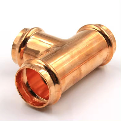 Coated Brass Fitting Tee with Standard Packaging, Versatile for Multiple Applications