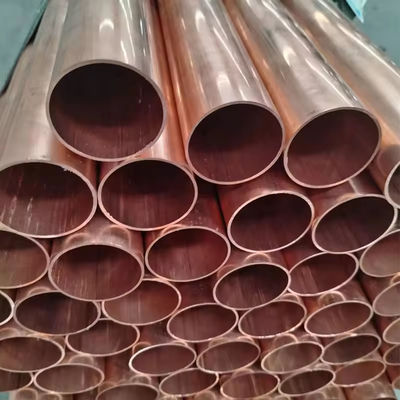ขนาดที่กําหนดเอง CuNi 9010 C70600 หม้อปรับปรับท่อ จีน METAL ท่อทองแดงบริสุทธิ์