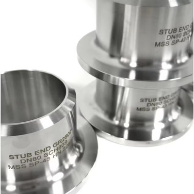 Forged Stub End Couplings Equal Diameter High Strength Pipe Fittings Suitable for Oil Gas Chemical and Water Industries