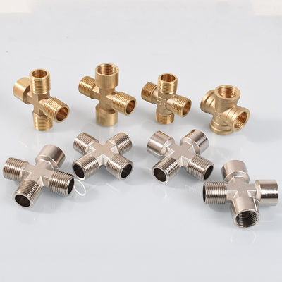 หนาแน่น METAL CROSS COPPER COIL OIL Pipe Fitting C71500 ทนทานสําหรับก๊าซ