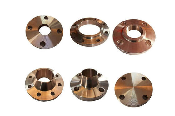 ASME B16.5 WN Copper Nickel Flange High Pressure Marine Shipbuilding Pipe Connector