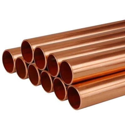 Seamless C70600 Copper Nickel Pipe High Corrosion Resistance Good Heat Treatable Tube