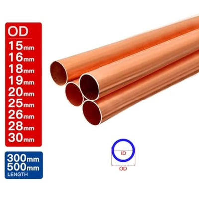 Seamless C70600 Copper Nickel Pipe High Corrosion Resistance Good Heat Treatable Tube