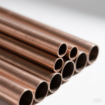 Seamless C70600 Copper Nickel Pipe High Corrosion Resistance Good Heat Treatable Tube