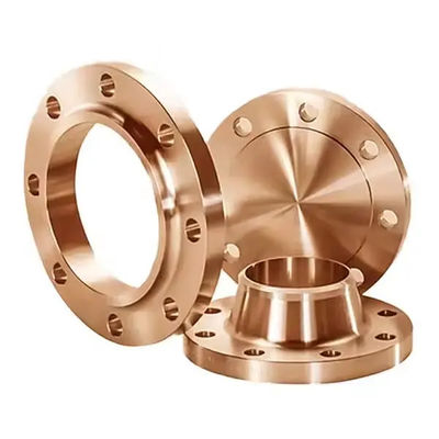 ASME B16.5 มาตรฐานทองแดงนิกเกิลหน้าแปลน ทนการกัดกร่อนน้ำทะเล ป้องกันการเกาะติด เกรดคอเชื่อม