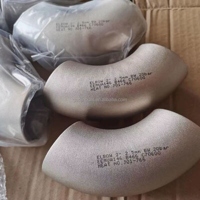 Customized Thickness Copper Nickel Elbow Fitting Durable Corrosion Resistant Pipe Connector for Industrial Applications