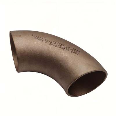 Customized Thickness Copper Nickel Elbow Fitting Durable Corrosion Resistant Pipe Connector for Industrial Applications