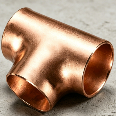 C70600 Copper Nickel Equal Tee with NPT/BSP Thread DN20 Corrosion Proof Pipe Adapter Fitting