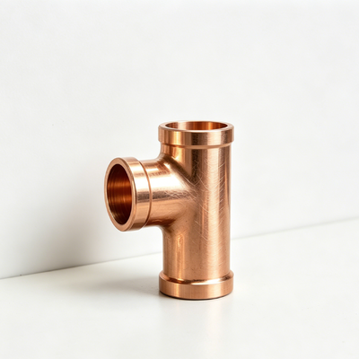 Threaded Copper Nickel Equal Tee with ANSI JIS DIN Standards for Corrosion Resistant Industrial Applications